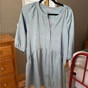 Baltic Born Sky Blue Blouse dress